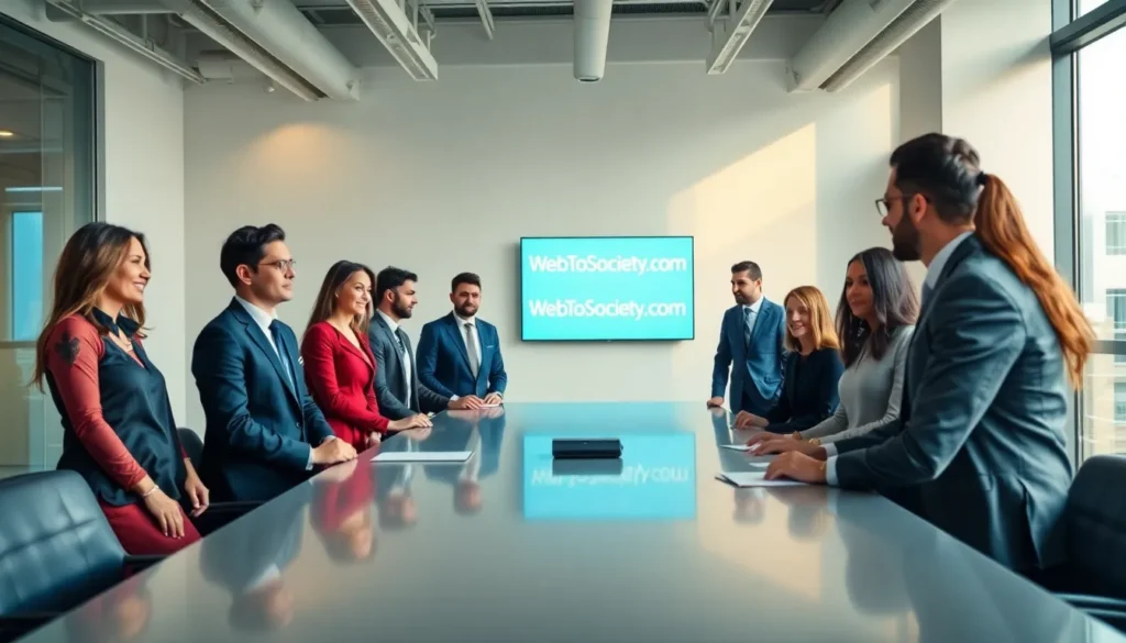 get in touch in webtosociety.com